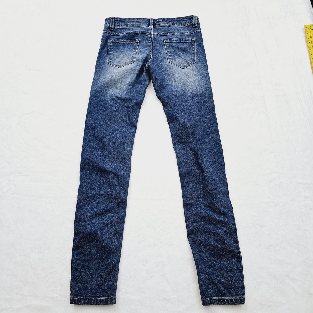 Blue Asphalt Jeans Junior Jegging Women Small Denim Distressed - Picture 3 of 8
